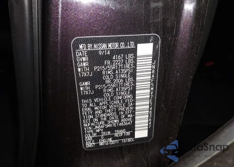 2014 Nissan Juke S from USA, damaged, VIN JN8AF5MV7ET483647